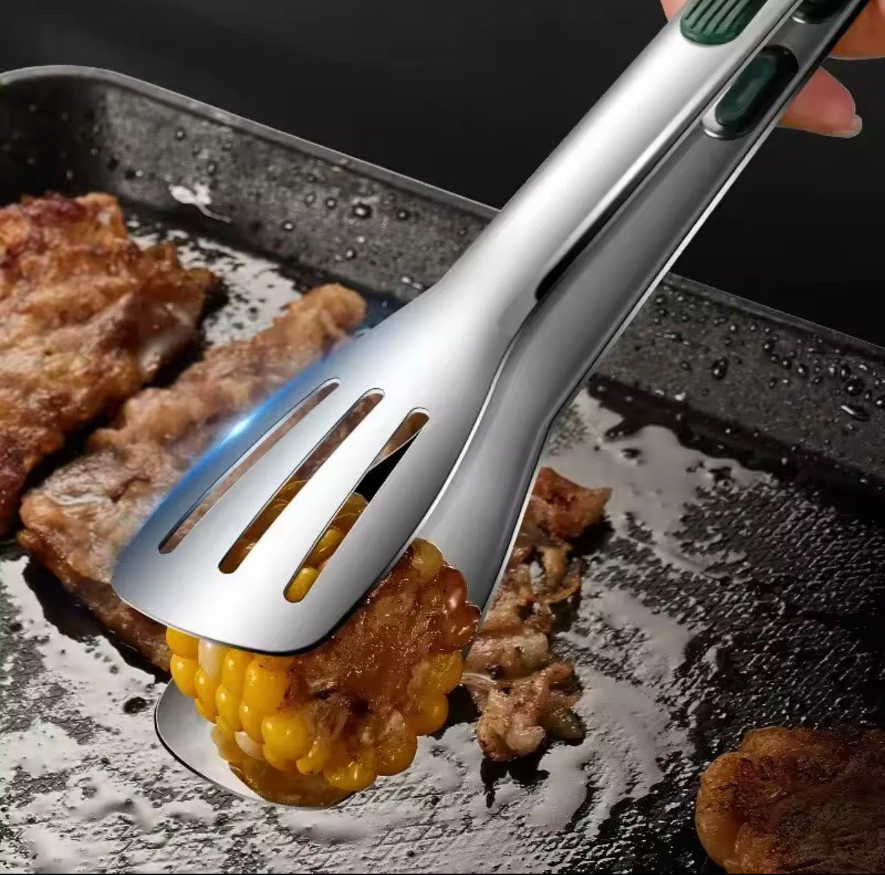 Keukentang en spatel van roestvrij staal