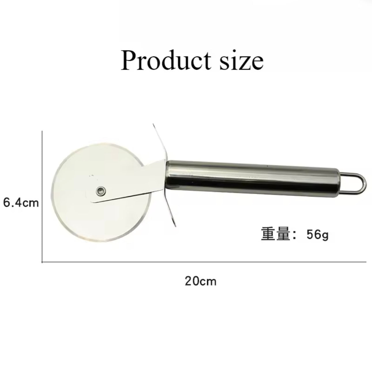 Nerūsējošā tērauda picas griezējs