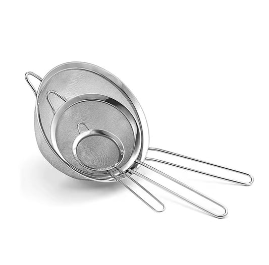 3 smalku sietu komplekts