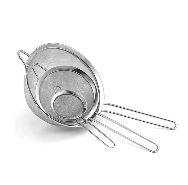 3 smalku sietu komplekts