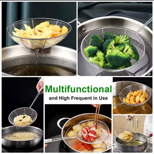 Fijnmazige stalen schuimspaan