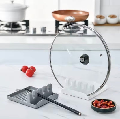 Smart Kitchen Utensil Rest & Lid Holder